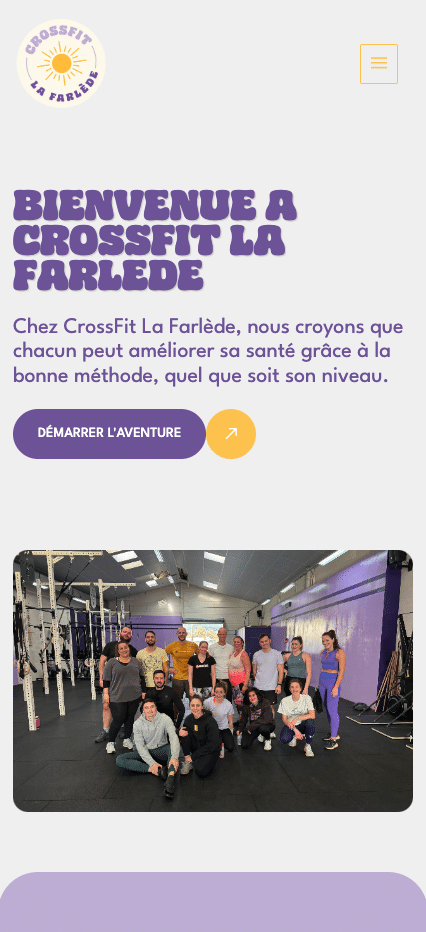 Aperçu mobile — CrossFit La Farlède