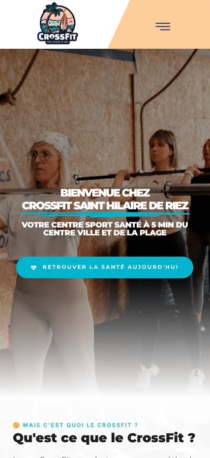 Aperçu mobile — CrossFit Saint Hilaire de Riez